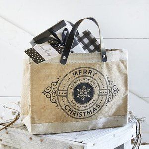 Mini Holiday Market Tote! NEW